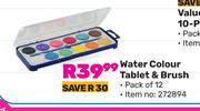 Staedtler Water Colour Tablet & Brush