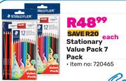 Staedtler Stationary Value Pack 7 Pack-Each