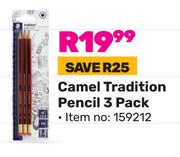Staedtler Camel Tradition Pencil 3 Pack