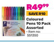 Staedtler Coloured Pens 10 Pack Assorted