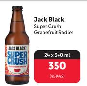 Jack Black Super Crush Grapefruit Radler-24 x 340ml
