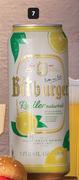 Bitburger Lemon Radler-24 x 500ml Per Case