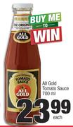 All Gold Tomato Sauce-700ml