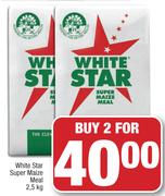 White Star Super Maize Meal-For 2 x 2.5Kg