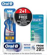 Oral-B Manual Toothbrushes, Toothpastes And Flossers-Each