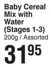 Purity Baby Cereal Mix With Water (Stages 1-3)- 200g