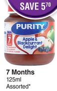 Purity 7 Months Assorted- For 1 x 125ml