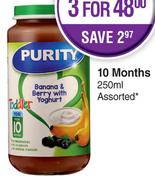 Purity 10 Months Assorted- For 1 x 250ml