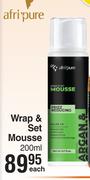 Afri Pure Wrap & Set Mousse-200ml Each
