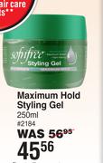 Sofnfree Maximum Hold Styling Gel-250ml