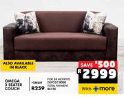Omega 3 Seater Couch