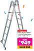 Tradequip 3.6m Dual Ladder