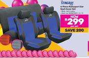 The Stingray Group 6-Piece Rallysport Car Seat Cover Set-Per Set