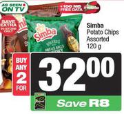 Simba Potato Chips Assorted-For 2 x 120g