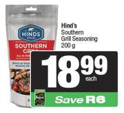 Hinds Southern Grill Seasoning-200g Each