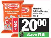 Messaris Bubbles Flavoured Maize Snack-For 2 x 100g