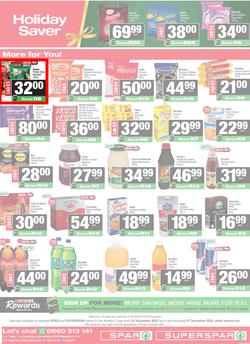 SPAR & SUPERSPAR Western Cape : Christmas Super Savings (24 November - 07 December 2025), page 12