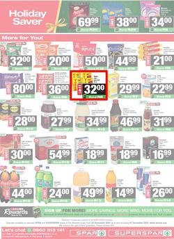 SPAR & SUPERSPAR Western Cape : Christmas Super Savings (24 November - 07 December 2025), page 12