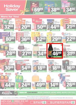SPAR & SUPERSPAR Western Cape : Christmas Super Savings (24 November - 07 December 2025), page 12