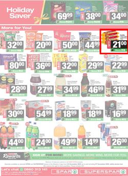 SPAR & SUPERSPAR Western Cape : Christmas Super Savings (24 November - 07 December 2025), page 12