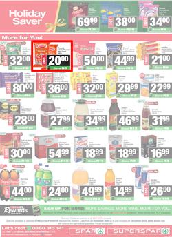 SPAR & SUPERSPAR Western Cape : Christmas Super Savings (24 November - 07 December 2025), page 12