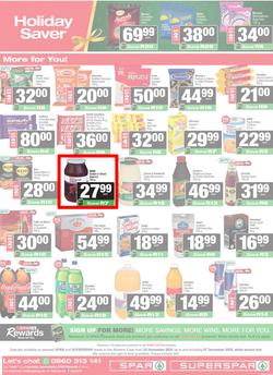 SPAR & SUPERSPAR Western Cape : Christmas Super Savings (24 November - 07 December 2025), page 12