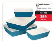 4 Piece Overware Set-Per Set