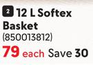 Curver Softex Basket-12Ltr Each