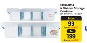 Formosa 4 Division Storage Container