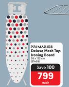 Primaries Deluxe Mesh Top Ironing Board-38 x 122cm Each