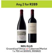 Neil Ellis Groenkloof Shiraz Or Cabernet/Merlot-For Any 2 x 750ml
