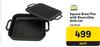 Campmaster Square Braai Pan With Reversible Grill Lid