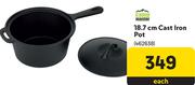 Campmaster 18.7cm Cast Iron Pot