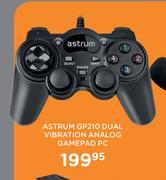 Astrum GP210 Dual Vibration Analog Gamepad PC