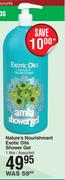 Nature's Nourishment Exotic Oils Shower Gel Assorted-1L 