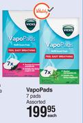Vicks Vapo Pads 7 Pads Assorted-Each