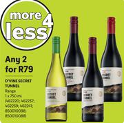 D'Vine Secret Tunnel Range-For Any 2 x 750ml