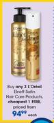 L'Oreal Elnett Satin Hair Care Products-Each