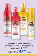 Jane Seymour Wonder Set Hair Care Products-Each
