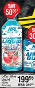 NPL L-Carnitine Liquid Assorted-480ml 