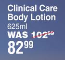 Vaseline Clinical Care Body Lotion-625ml