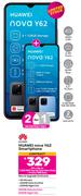 2 x Huawei Nova Y62 Smartphone-On 1.3GB Red Top Up Core More Data + Promo 1GB Data