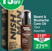 Nish Man Beard & Mustache Care Oil-Assorted-75ml