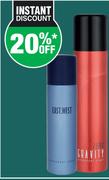 Coty East.West Deodorant Body Spray Assorted-120ml