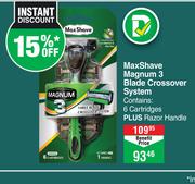 Max Shave Magnum 3 Blade Crossover System