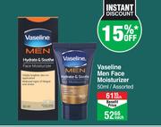 Vaseline Men Face Moisturizer Assorted-50ml Each