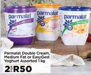 Parmalat Double Cream, Medium Fat Or Easy Gest Yoghurt Assorted-For 2 x 1kg
