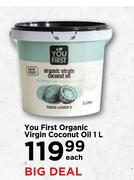 dYou First Organic Virgin Coconut Oil-1Ltr Each