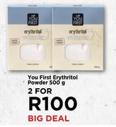 You First Erythritol Powder-2 x 500g