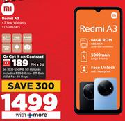 MI Redmi A3-On Red 650MB